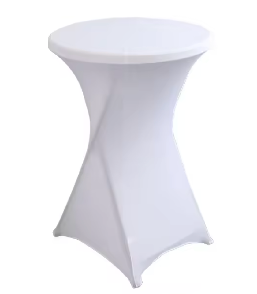 Hvit duk til ståbord