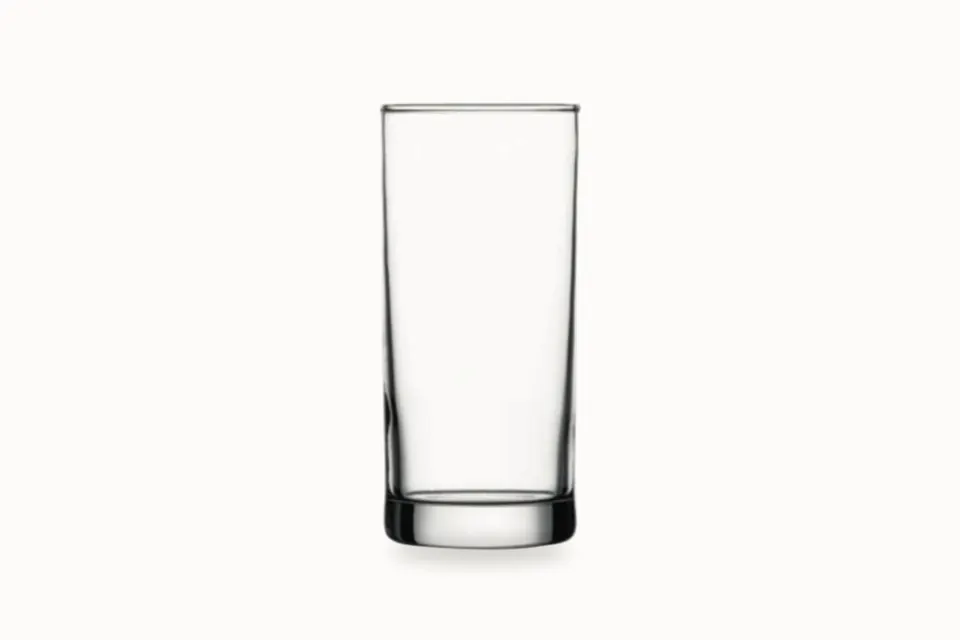 Høyt, rett longdrinkglass