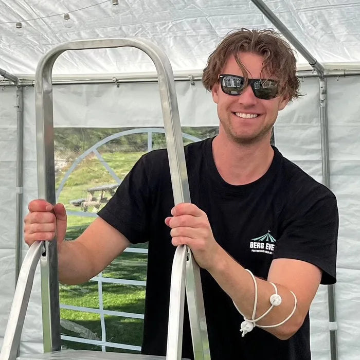 Montør Mats i godt humør - Berg Event