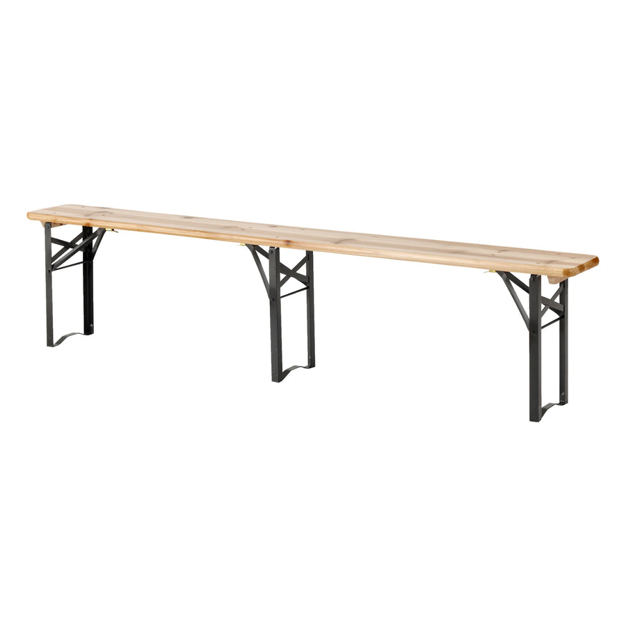 Trebenk 197cm til benkesett — Berg Event — bilde 1