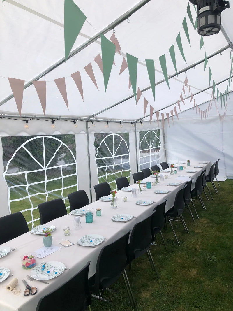 Lekkert pyntet telt i Halden - Berg Event