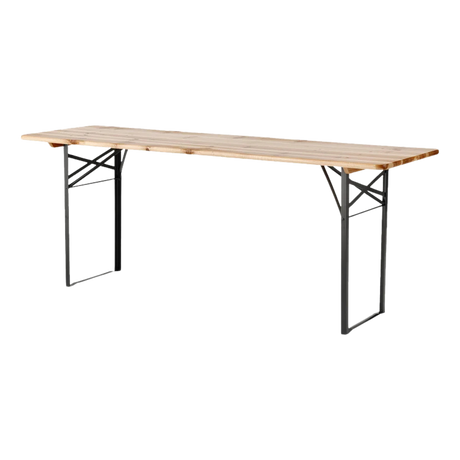 Trebord 197x60cm til benkesett utendørs